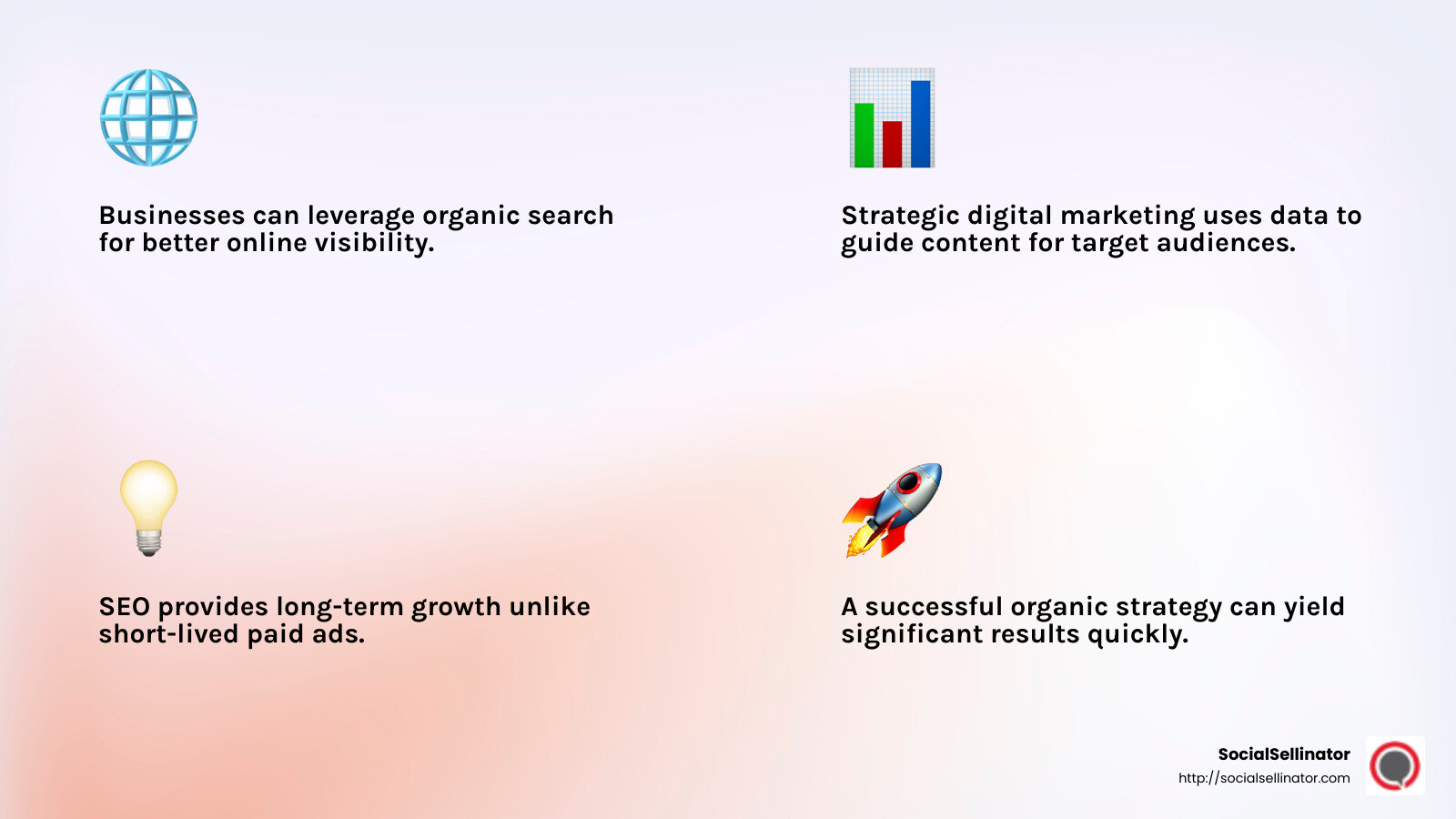 Data-Driven Decisions - austin organic search agency infographic 4_facts_emoji_light-gradient