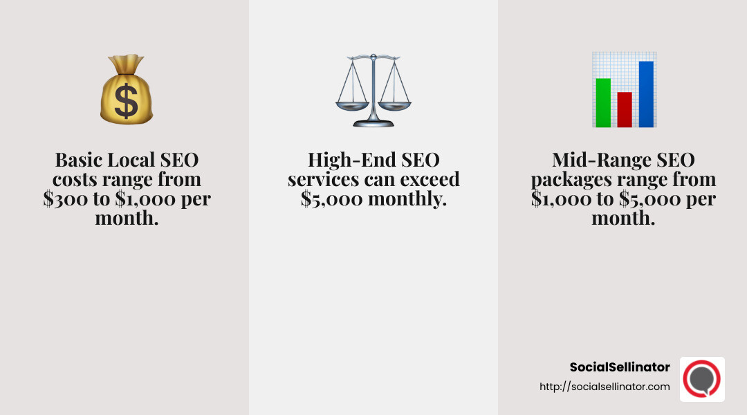 SEO pricing can vary greatly depending on the scope and depth of services offered. - website and seo services near me infographic 3_facts_emoji_grey