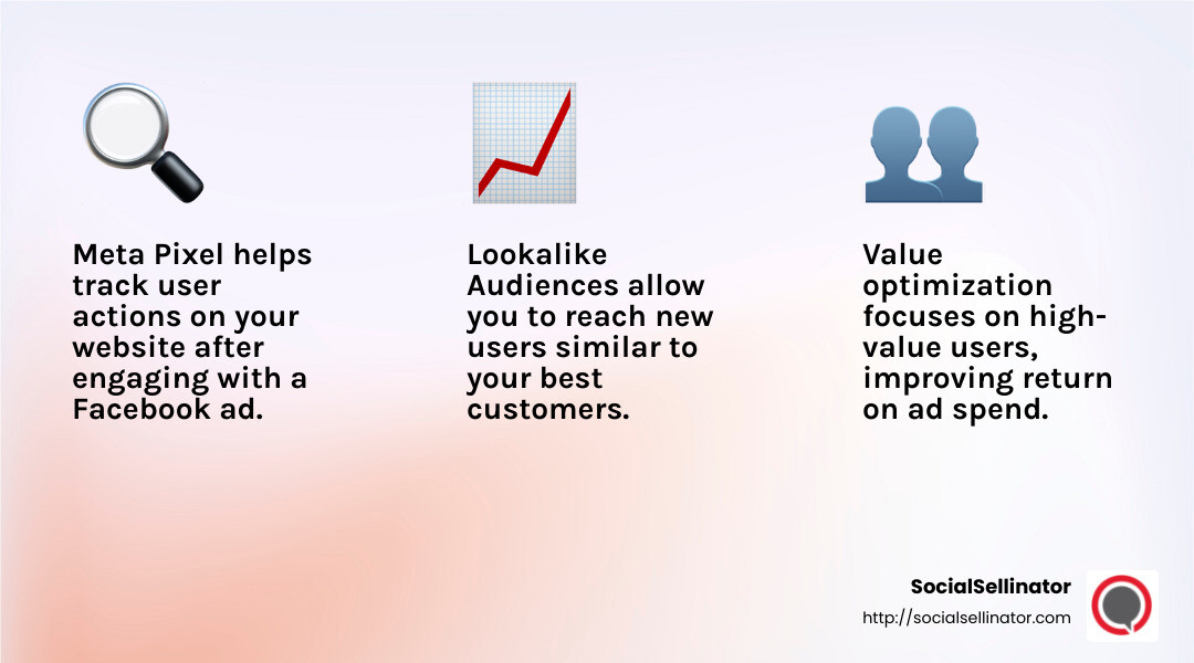 Value Optimization Success - facebook ads optimization tool infographic 3_facts_emoji_light-gradient