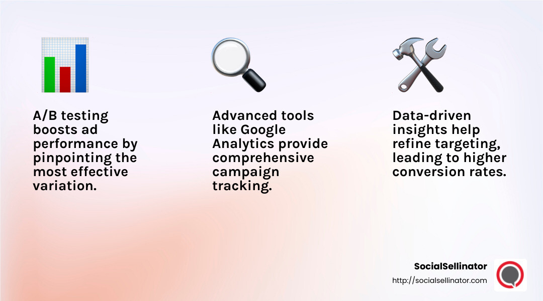A/B Testing Benefits - paid media agency infographic 3_facts_emoji_light-gradient