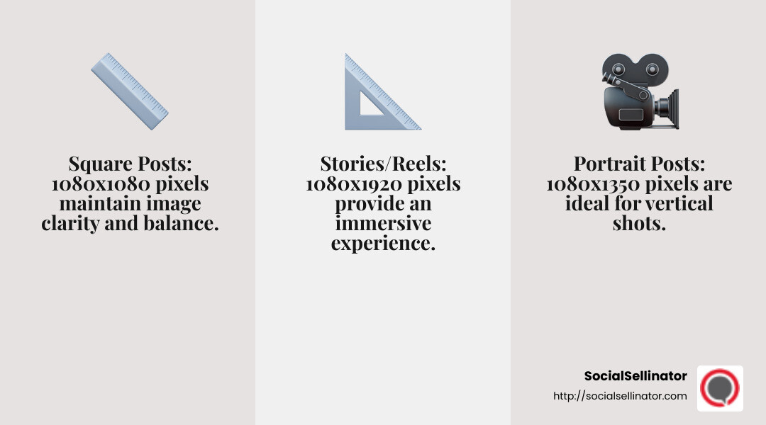 Instagram's visual content thrives on two fundamental elements: image size and aspect ratio. - best image size for instagram profile pic infographic 3_facts_emoji_grey