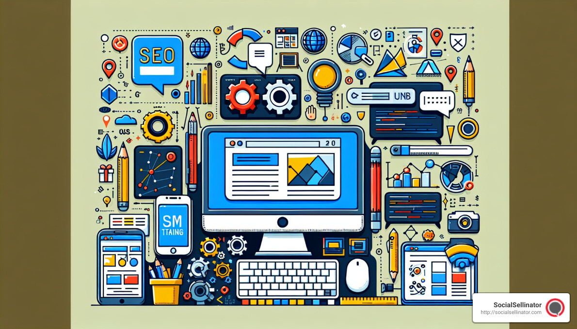 Social media marketing - digital marketing and web designing