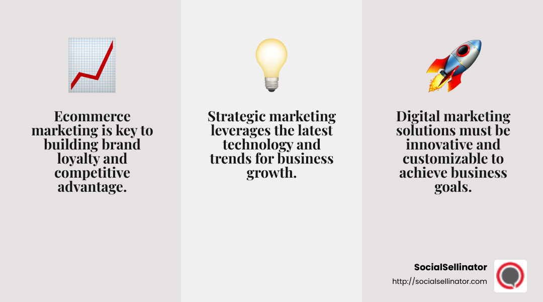 SocialSellinator: Changing digital marketing strategies for ecommerce success - marketing agencies for ecommerce infographic 3_facts_emoji_grey