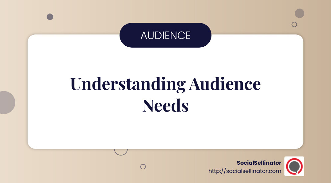 Understanding Audience Needs - Facebook ad strategies infographic simple-info-landscape-card