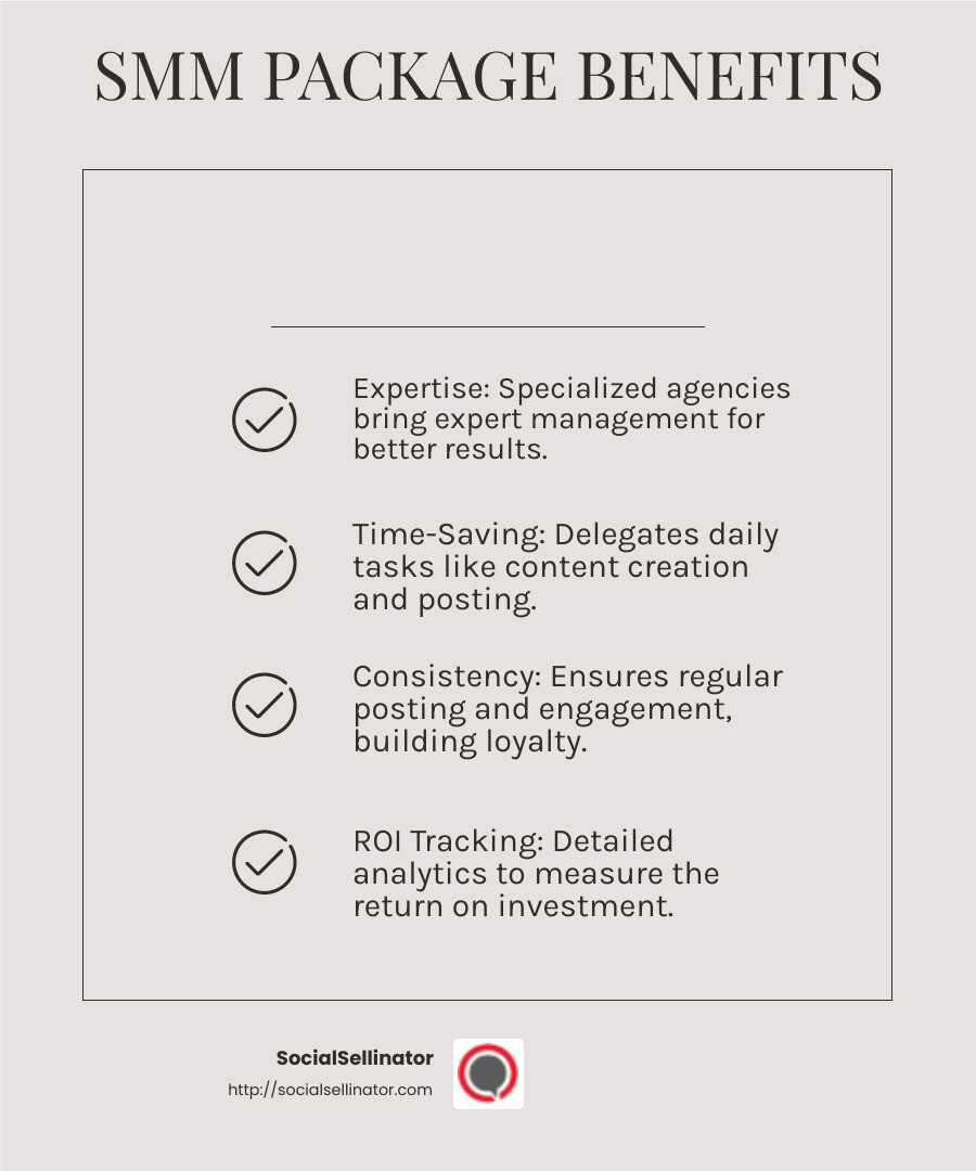 SMM Package Benefits Infographic - smm packages infographic checklist-light-beige SMM Package Benefits Infographic - smm packages infographic checklist-light-beige