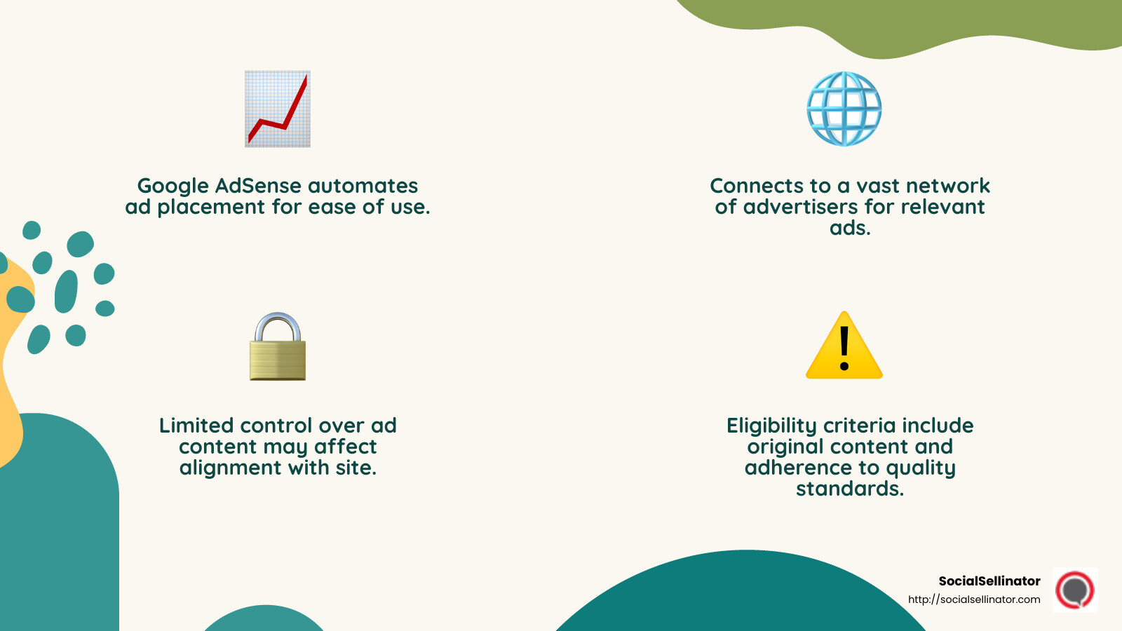 AdSense Policies Overview - google ad manager adsense infographic 4_facts_emoji_nature