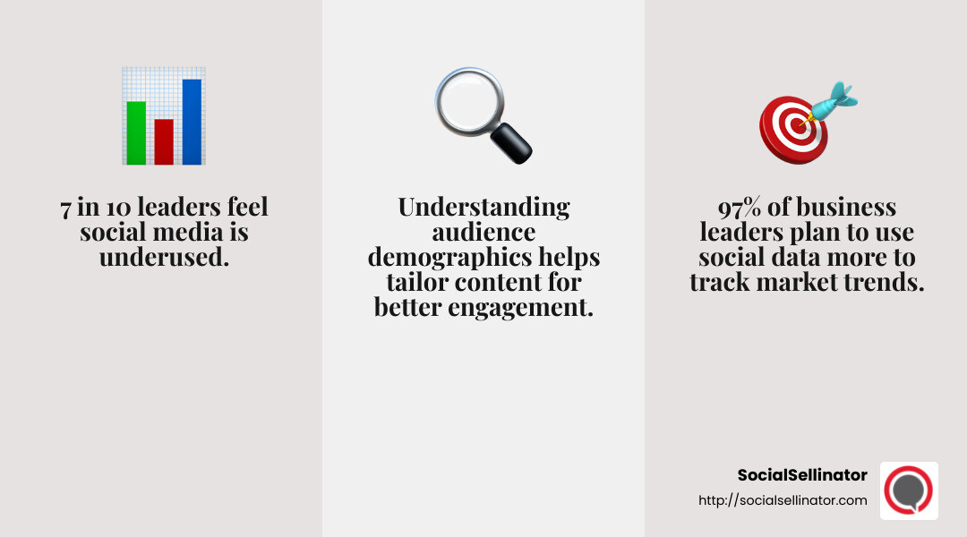 Social Data Insights - b2b social media marketing infographic 3_facts_emoji_grey