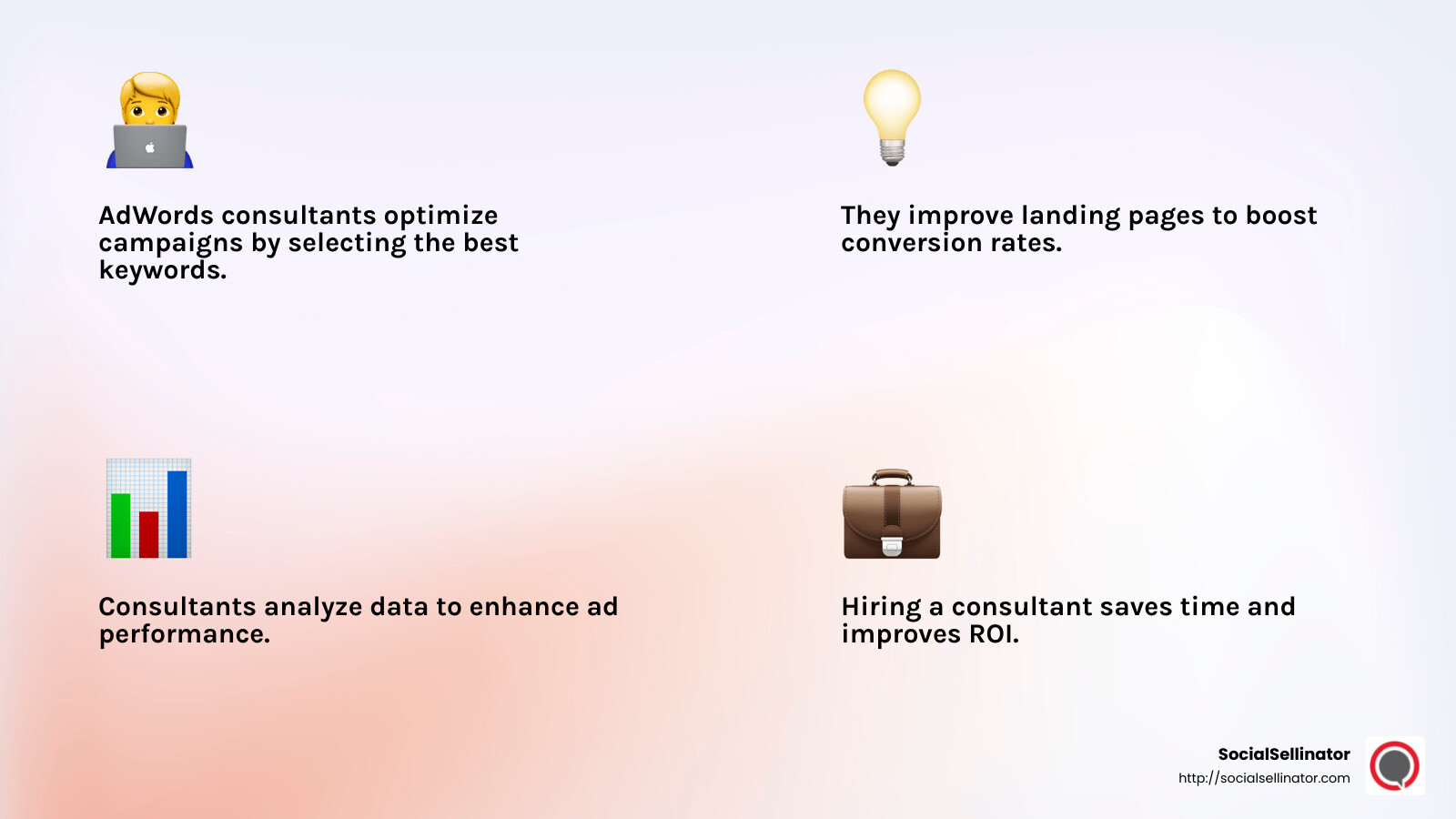 AdWords Consultant Expertise - adwords consulting services infographic 4_facts_emoji_light-gradient AdWords Consultant Expertise - adwords consulting services infographic 4_facts_emoji_light-gradient