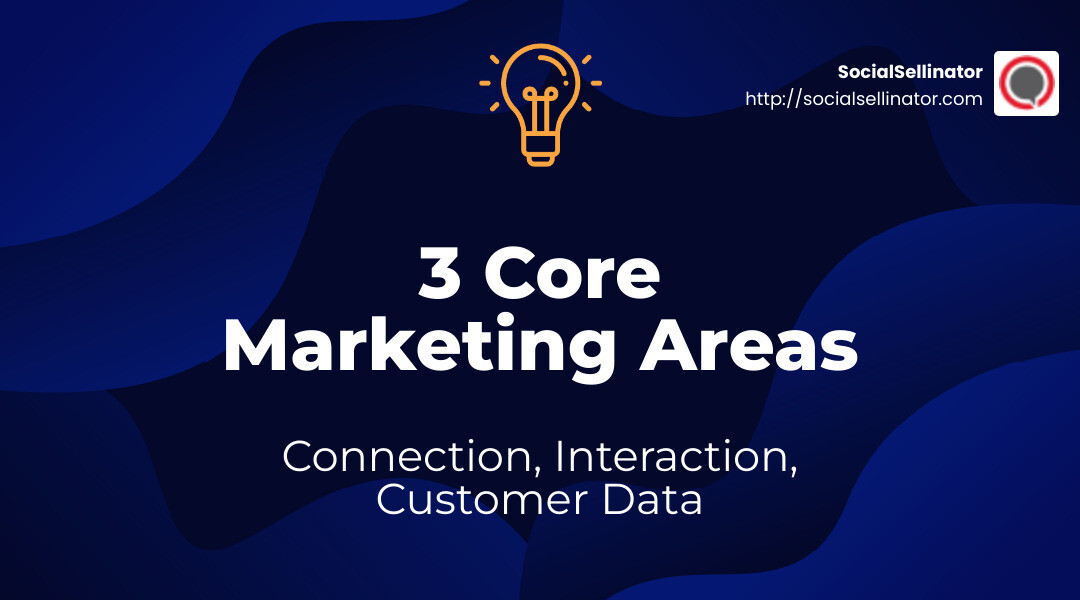 The power of social media marketing comes from the unparalleled capacity of social media in three core marketing areas: connection, interaction, and customer data. - provider smm infographic simple-stat-landscape-lightbulb