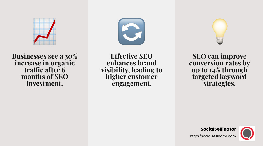 SEO Cost and ROI - seo expert los angeles infographic 3_facts_emoji_grey