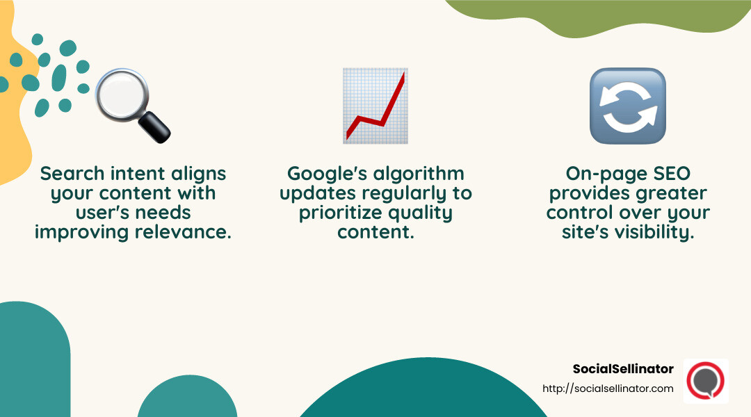 Google Algorithm Updates - On-page SEO optimization infographic 3_facts_emoji_nature