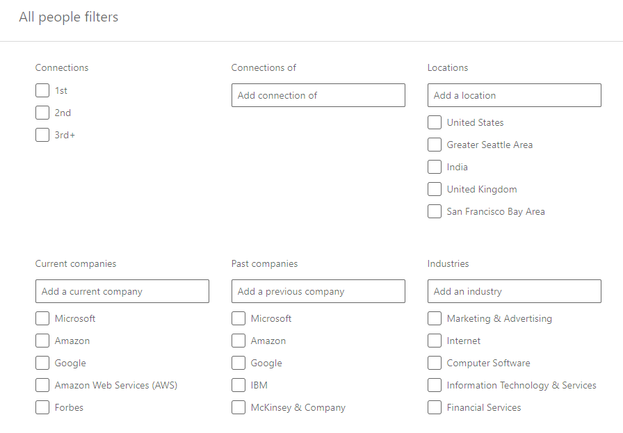 Use of the Search Function